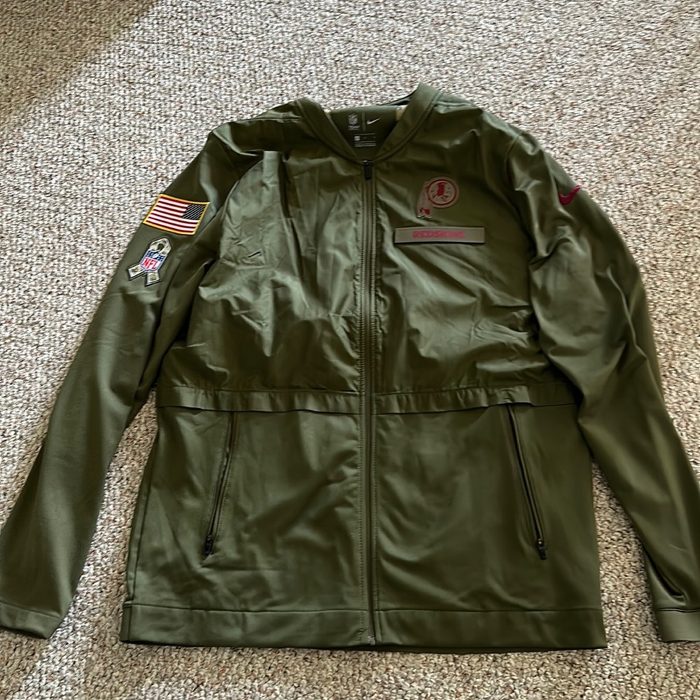 Men’s Military Nike Redskins Jacket